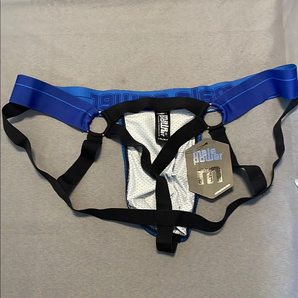 Blue Jockstrap - Picture 2 of 4